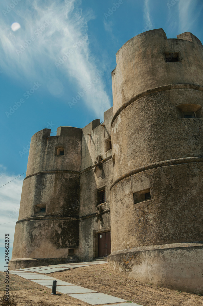 Castle made in the Manueline style at Evoramonte Castle made in the Manueline style at Evoramonte