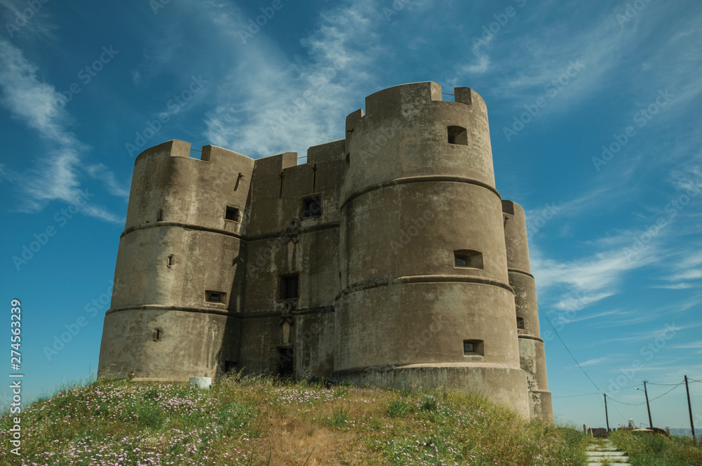 Castle made in the Manueline style at Evoramonte Castle made in the Manueline style at Evoramonte