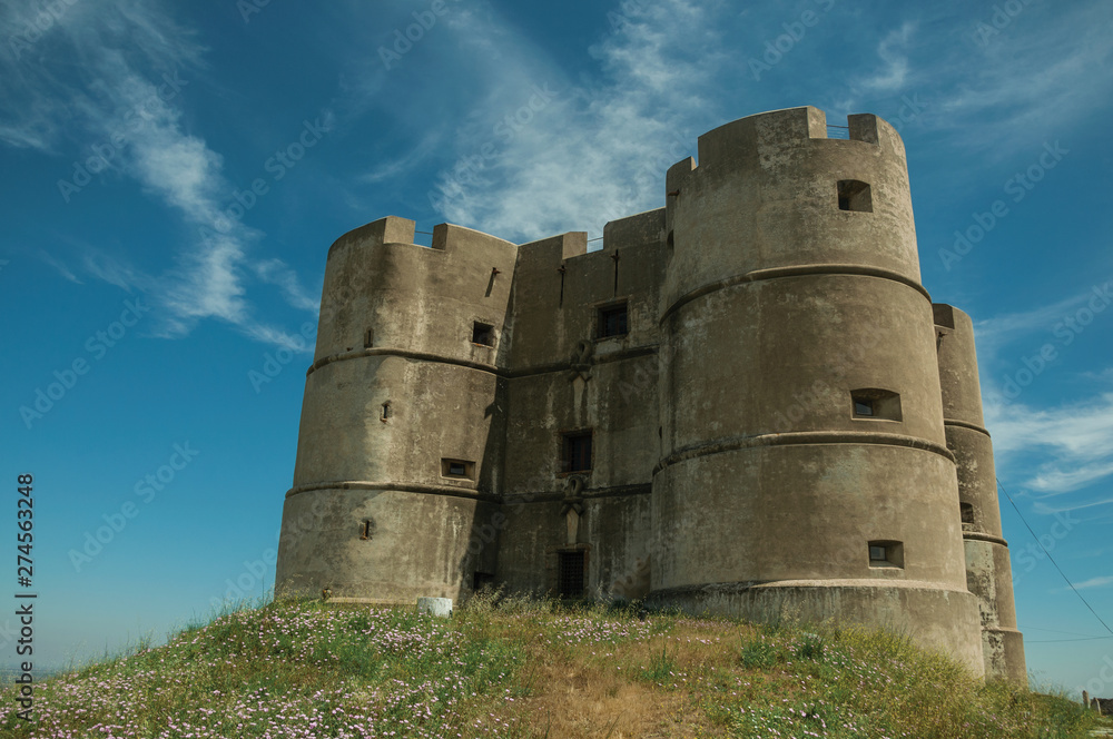Castle made in the Manueline style at Evoramonte Castle made in the Manueline style at Evoramonte