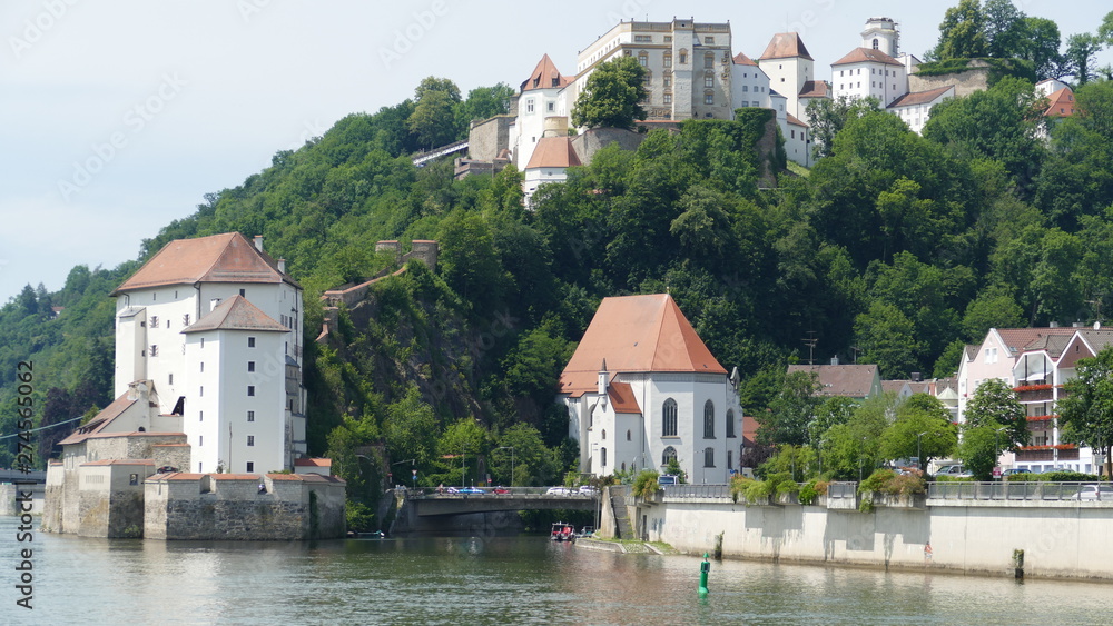 Fototapeta premium Dreiflüsseeck Passau
