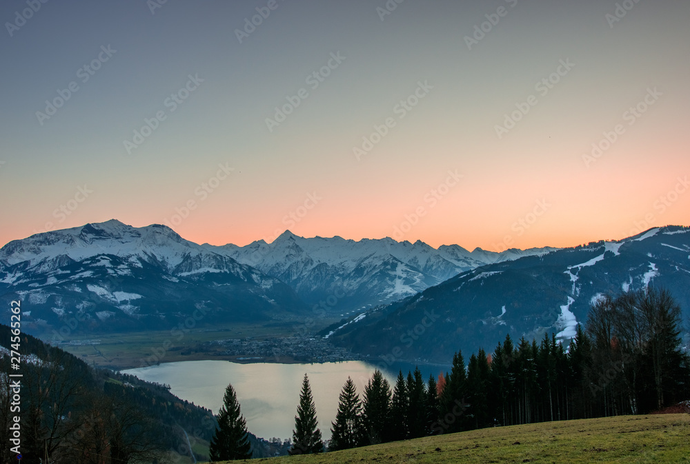 Obraz premium Hot clouds in the alps