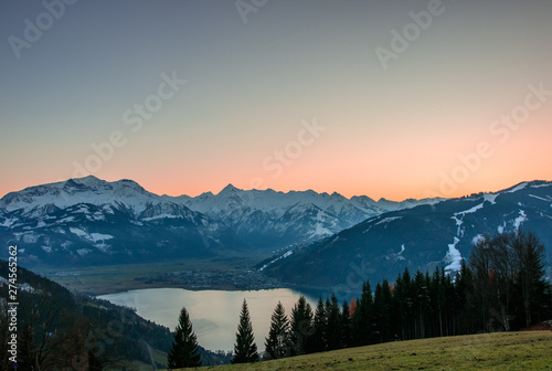 Hot clouds in the alps