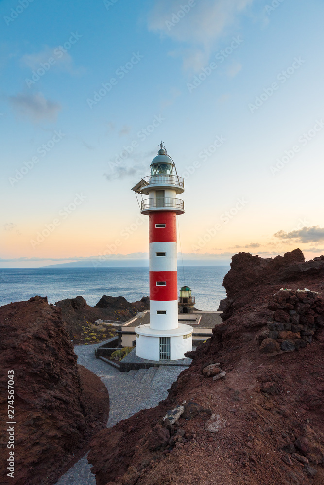 Lighthouse in Punta de Teno Tenerife Canary islands