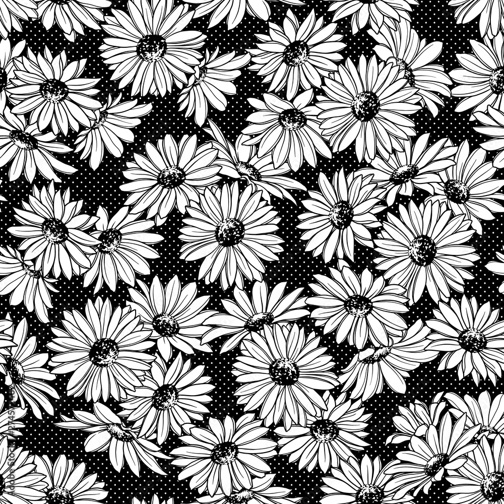 Illustration pattern of the flower Illustration pattern of the flower