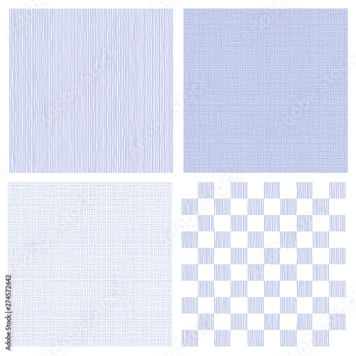 Collection of backgrounds using an irregular line