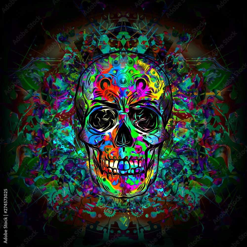 melon skepsis Armstrong face, mask, art, halloween, color, abstract, skull, horror, woman,  carnival, black, portrait, graffiti, evil, red, paint, illustration,  colorful, design, human, fire, beauty, decoration, isolated, mas Stock  Illustration | Adobe Stock