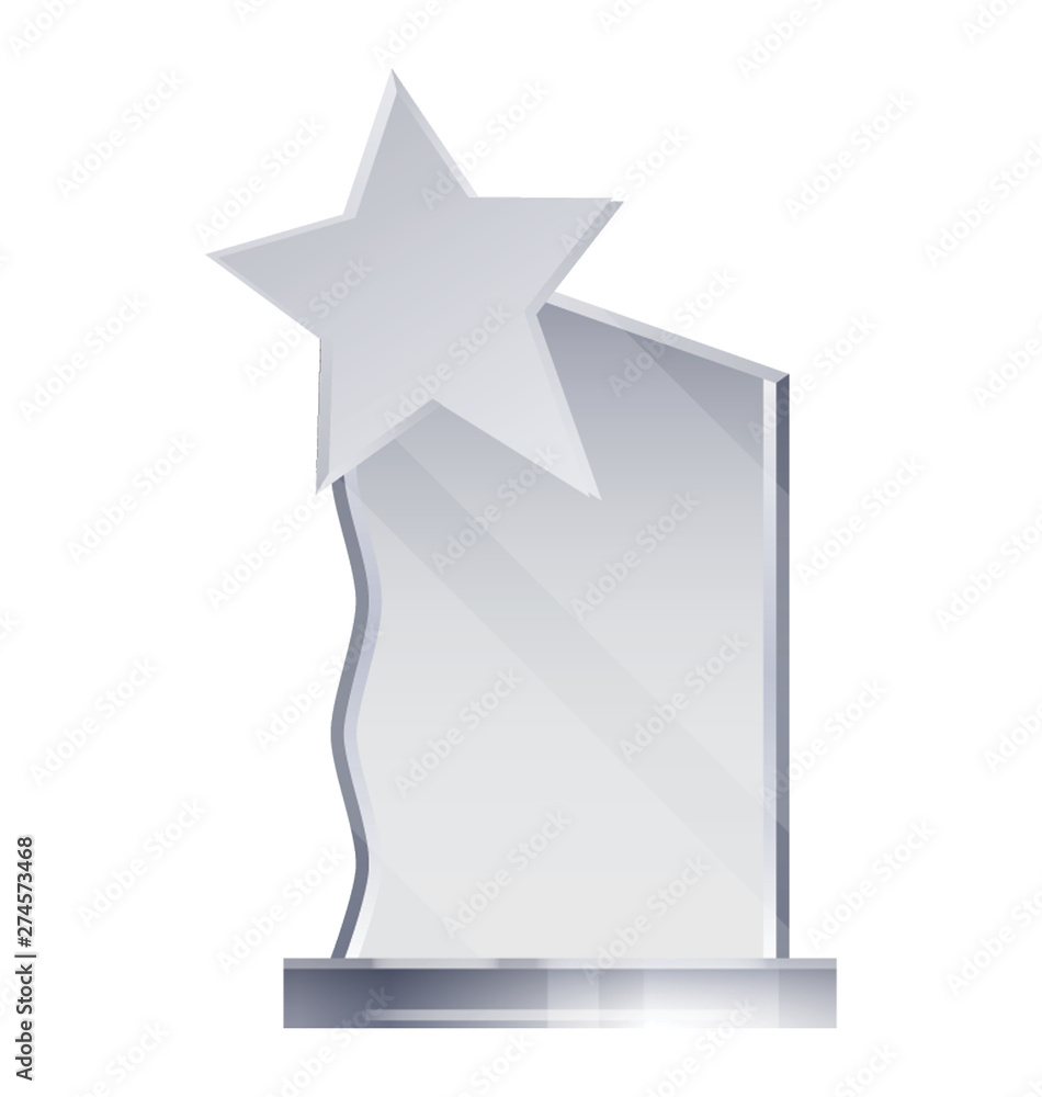 Star Transparent Trophy Star Transparent Trophy