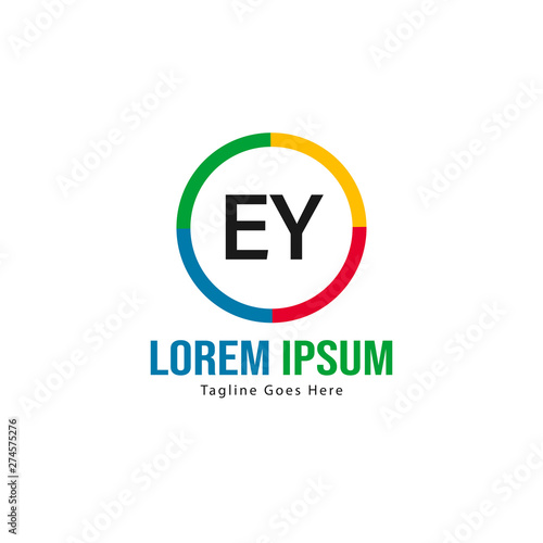 Initial EY logo template with modern frame. Minimalist EY letter logo vector illustration Free Download Initial EY logo template with modern frame. Minimalist EY letter logo vector illustration - GFXLoad