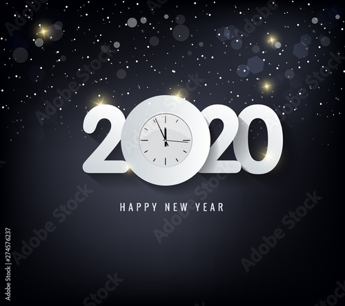 Happy New Year 2020, merry christmas. Happy Chinese New Year 2020 year of the rat