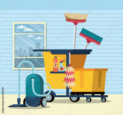 Cleaning service and housekeeping