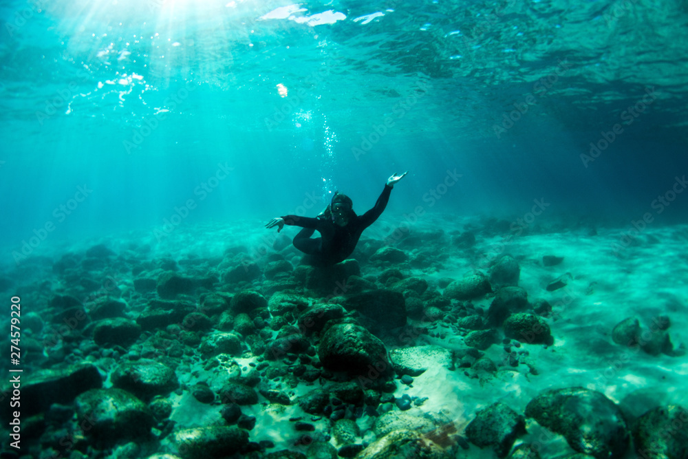 Fototapeta premium Diving Snorkelling Reef