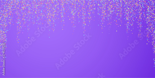 Festive confetti. Celebration stars. Colorful star