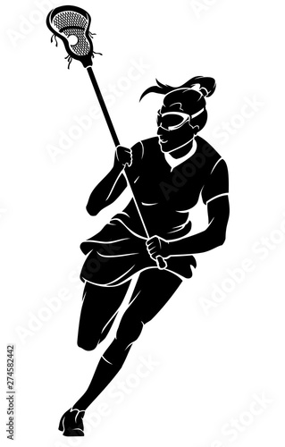 Lacrosse Woman Front View