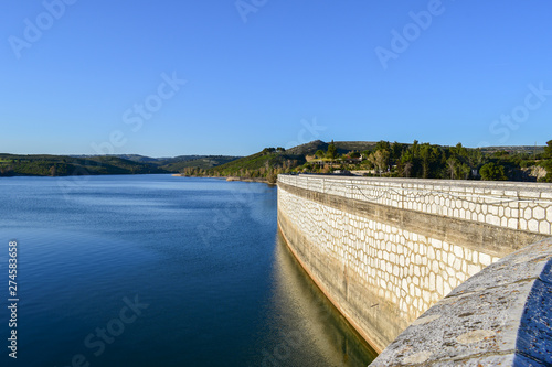 Marathonas lake water dam