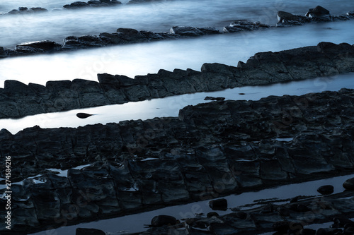 Ogre's Washboard, Aoshima, Miyazaki, Japan ( 鬼の洗濯板、青島、宮崎 )