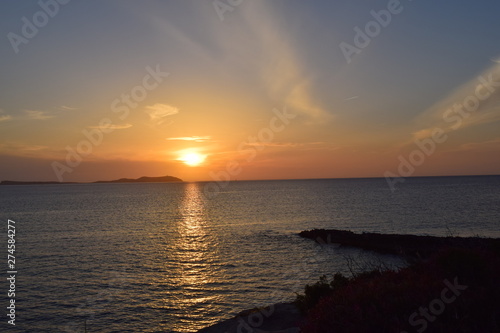 puesta de sol en san antonio, ibiza. Café del mar © beatriz
