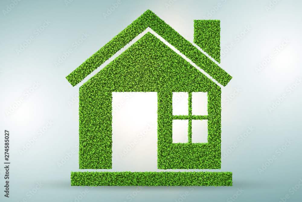 Green house concept - 3d rendering Green house concept - 3d rendering