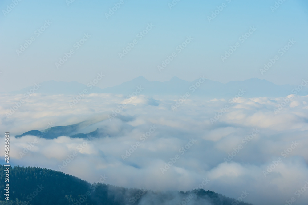 美ケ原高原からの雲海