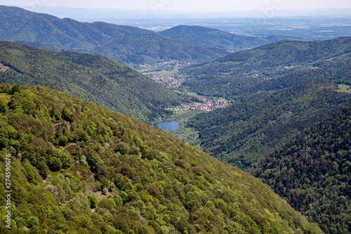 Blick vom Elsässer Belchen ...