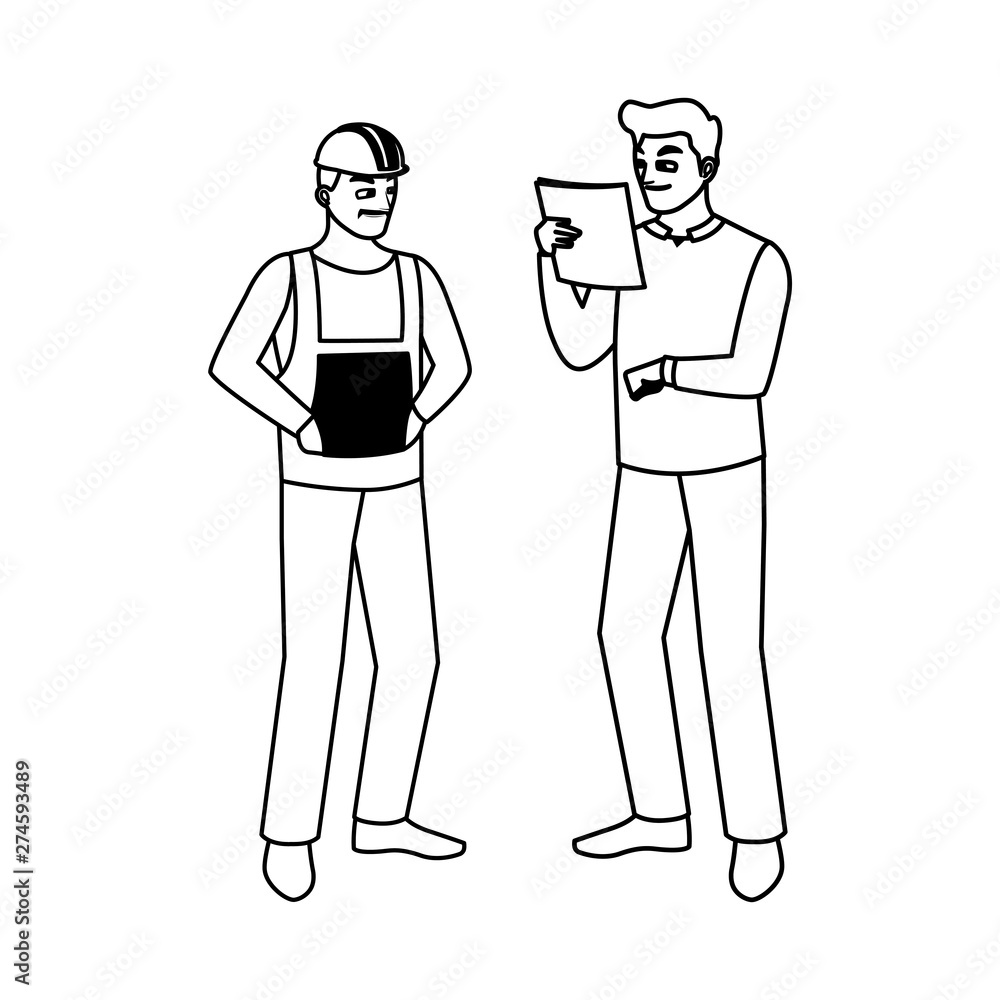 male builders constructors workers characters male builders constructors workers characters
