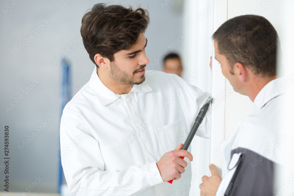 apprentice scraping wall edge apprentice scraping wall edge