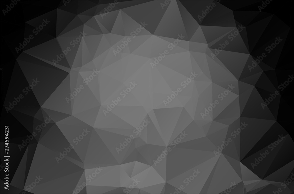 Dark cool modern black and grey Low poly crystal background. Polygon design pattern. Low poly vector illustration, low polygon background. Dark cool modern black and grey Low poly crystal background. Polygon design pattern. Low poly vector illustration, low polygon background.