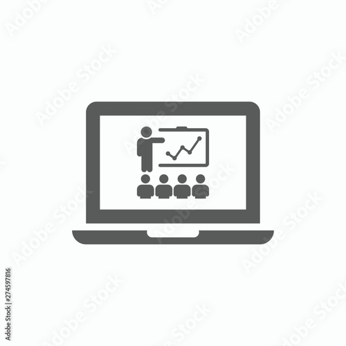 webinar icon, webinars vector