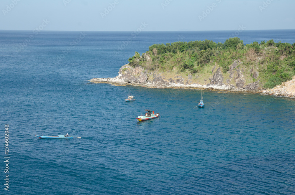 Small gulf near Nam Du island at Kien Giang, Vietnam. Nam Du is becoming new destination in the south beside Phu Quoc island.