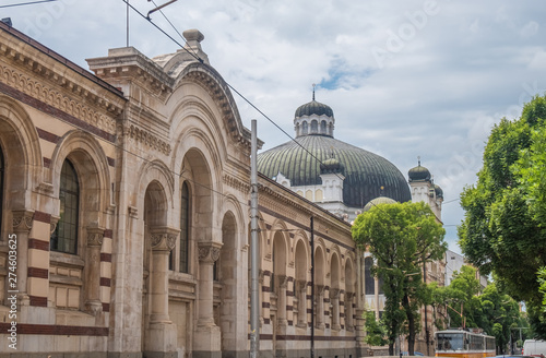 The Sofia Synagogue, Moorish style, the largest synagogue in Southeastern Europe, one of two functioning in Bulgaria.