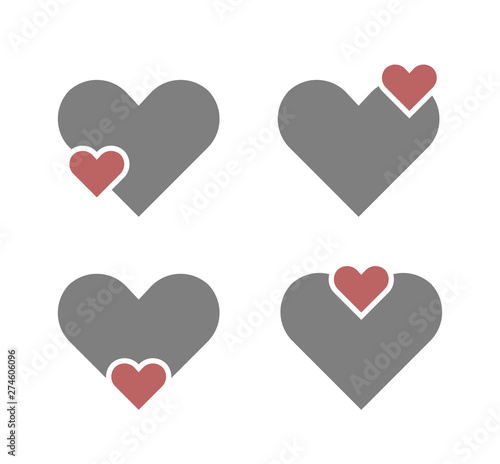 heart in heart icon