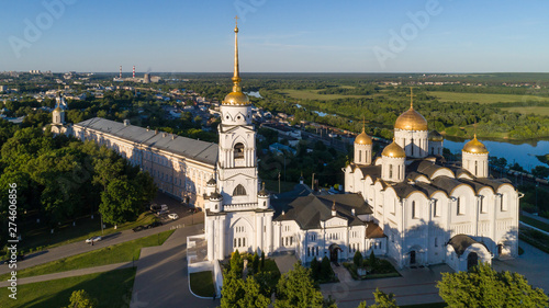 Assumption Cathedral - the main landmark of Vladimir, Golden ring of Russia
