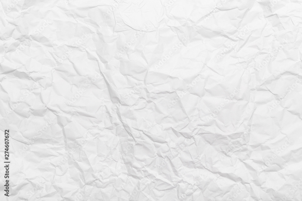 White crumpled paper texture background. White crumpled paper texture background.