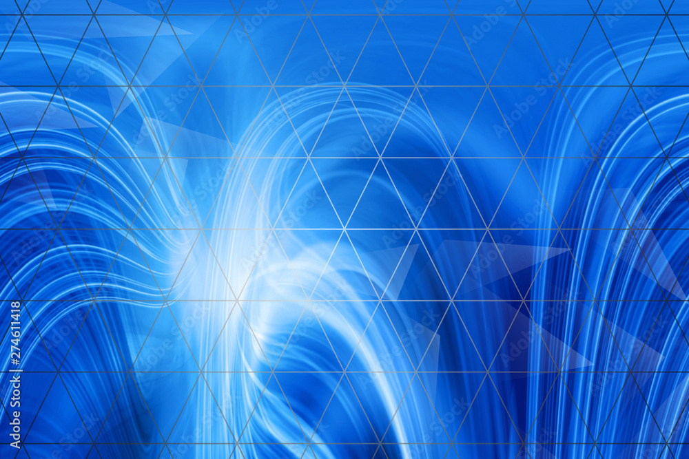Fototapeta premium abstract, blue, design, light, digital, technology, water, illustration, business, wallpaper, web, futuristic, waves, lines, space, backdrop, wave, graphic, line, computer, pattern, concept, world