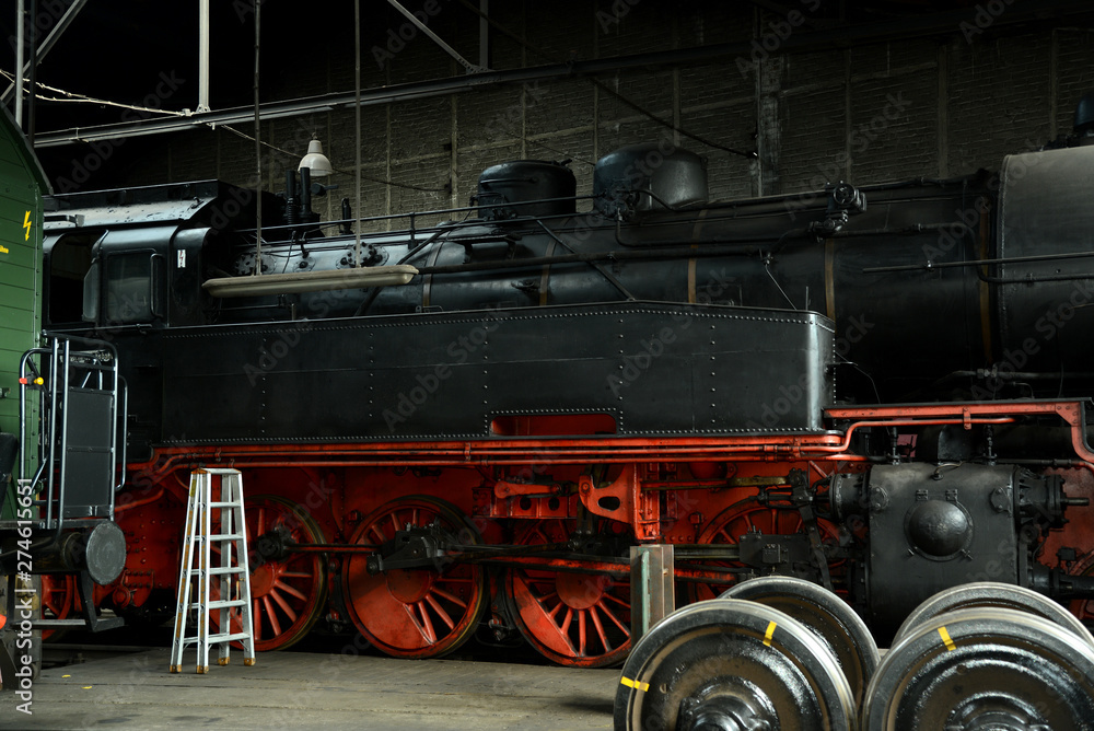 Fototapeta premium alte Züge und Eisenbahn