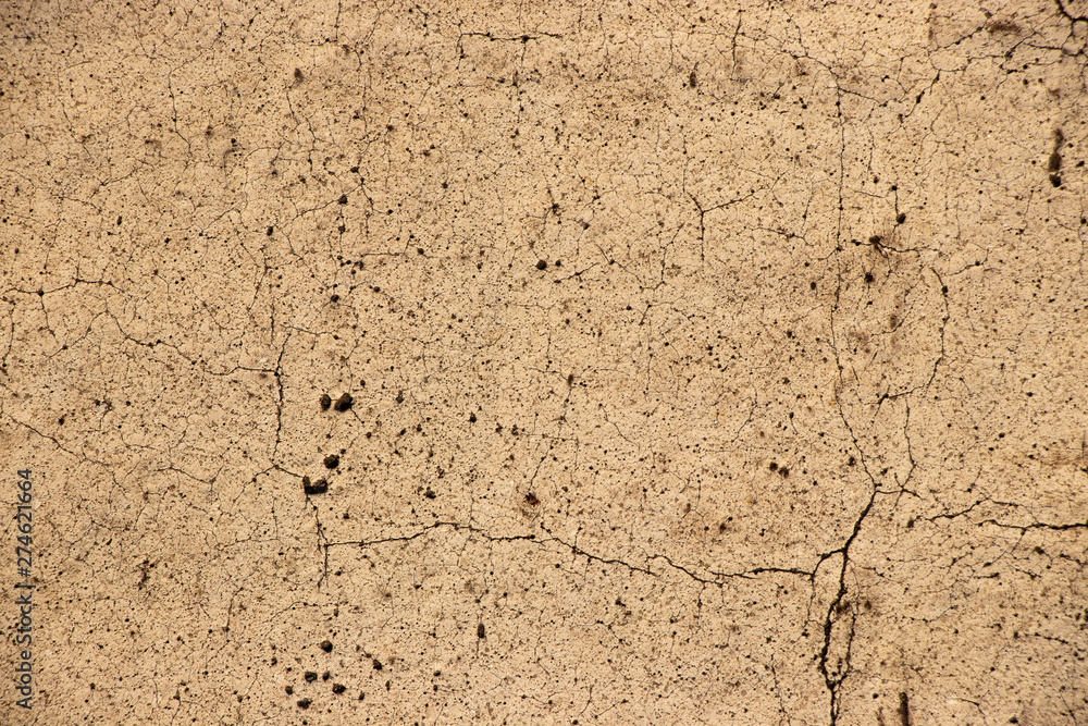 Fototapeta premium Cracked worn rough grunge texture