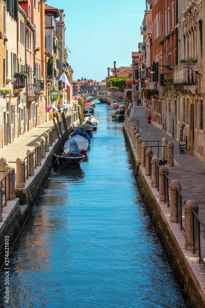 The  picturesque and  calm neighborhood of Dorsoduro, Venice 