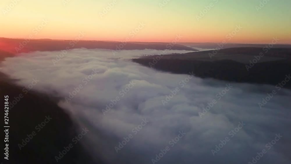 flight through the clouds above the river, Aerial view of Fog over the river at sunrise, thick fog over the river aerial, fog over the Dniester, river in the morning mist, Fog at sunrise flight through the clouds above the river, Aerial view of Fog over the river at sunrise, thick fog over the river aerial, fog over the Dniester, river in the morning mist, Fog at sunrise