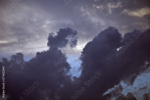 clouds in the sky,dark, blue, storm, weather, nature,atmosphere,cloudy, cloudscape, rain, dramatic, © Daniele