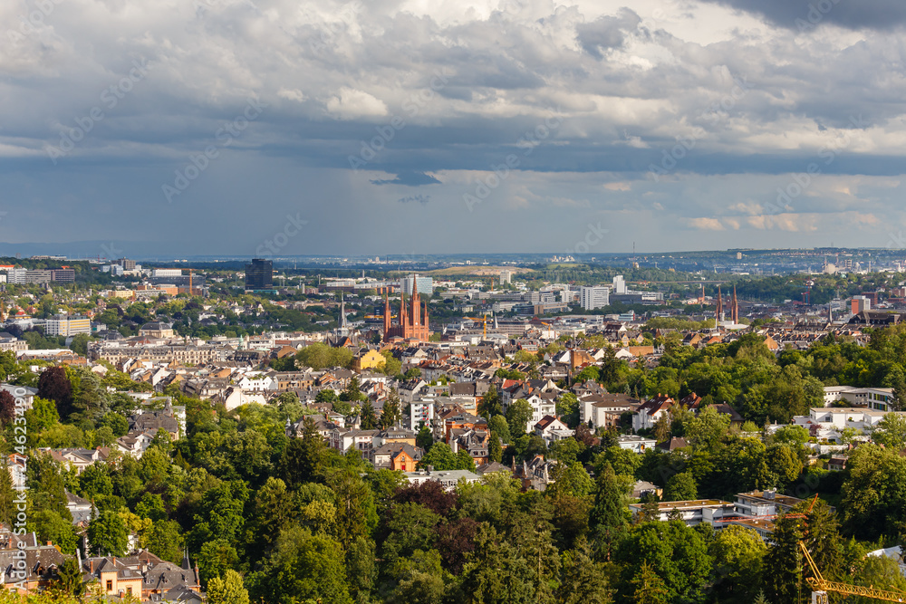     Wiesbaden, Blick vom Neroberg. 20.06.2019. 