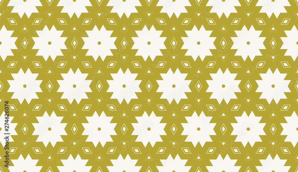 Yellow . abstract seamless geometric pattern. for wallpapers, web page background, surface textures, Image for advertising booklets, banners. Vector illustration