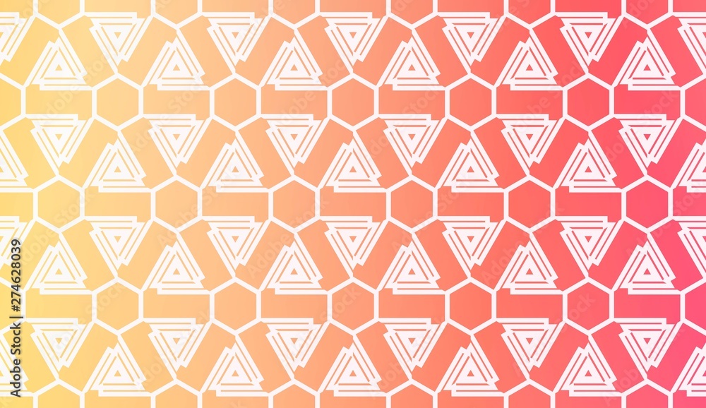Design Pattern With Abstract Modern Ornament. Triangles Style. Gradient Background Bright Colors. For Soft Banner Template. Vector Illustration. Idea For Your Business Design Pattern With Abstract Modern Ornament. Triangles Style. Gradient Background Bright Colors. For Soft Banner Template. Vector Illustration. Idea For Your Business