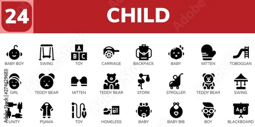 child icon set