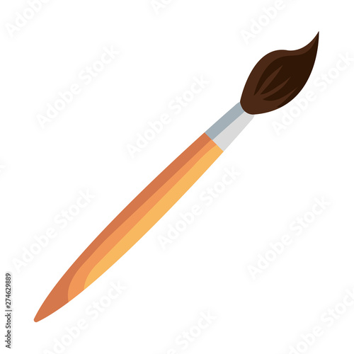 paint brush school supply icon