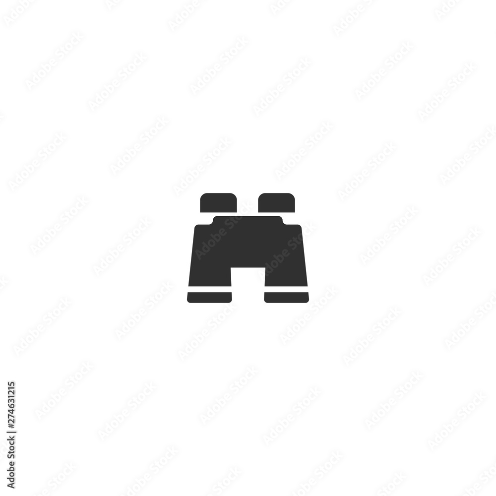 binoculars icon. vector symbol on white background binoculars icon. vector symbol on white background