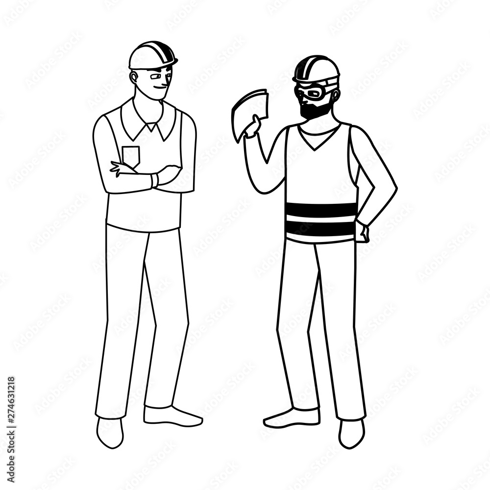 male builders constructors workers characters male builders constructors workers characters
