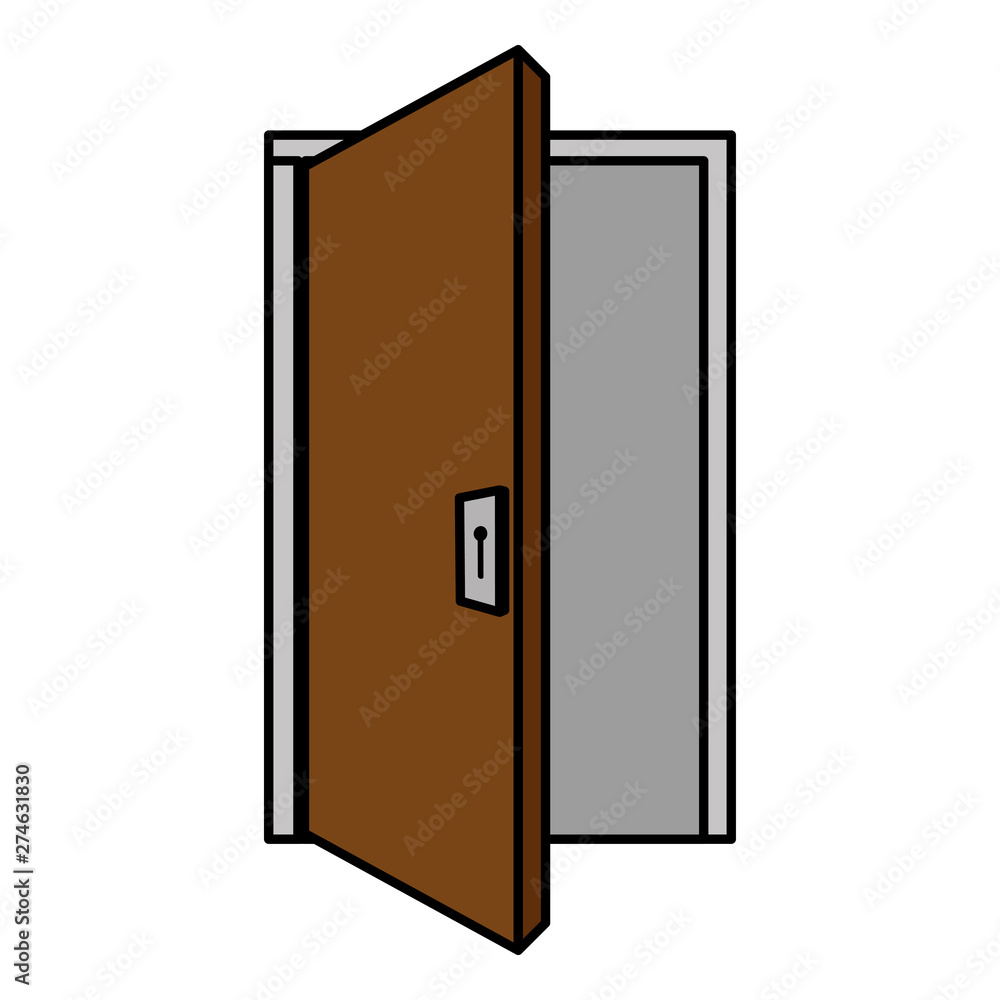 house door wooden isolated icon house door wooden isolated icon