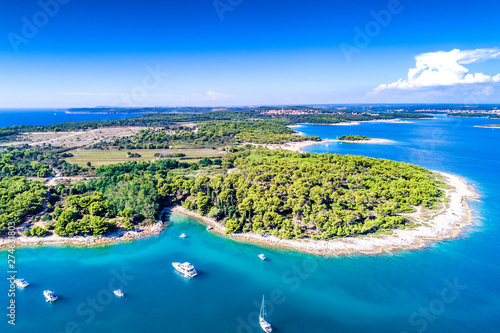Croatia, Istria, aerial view of Cape Kamenjak photo
