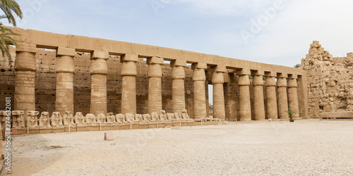 Columns in Karnak Temple, Luxor, Egypt