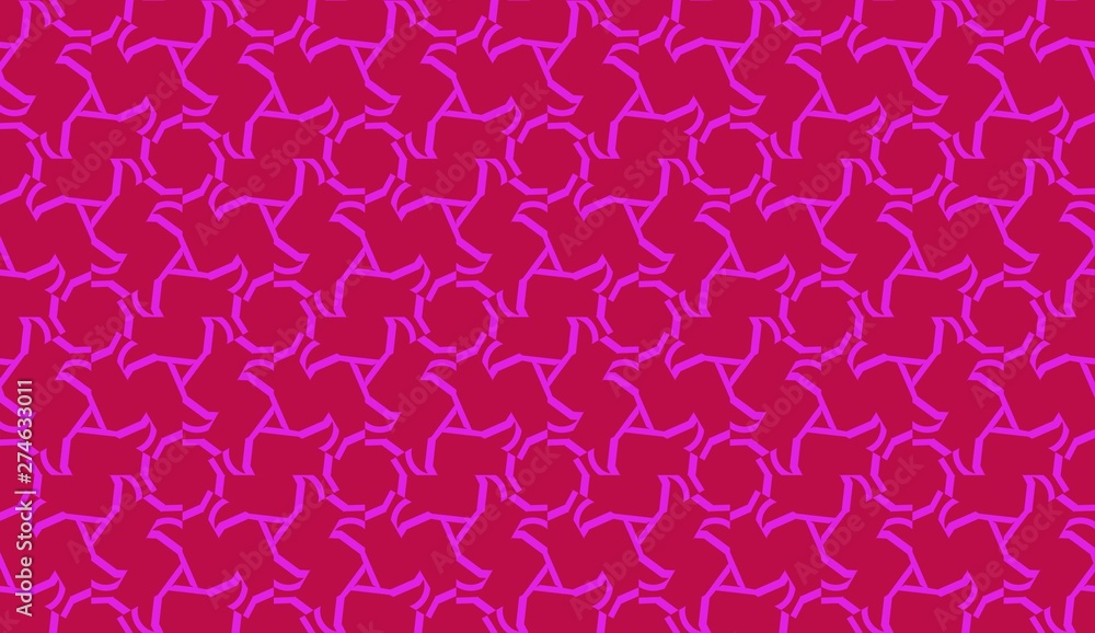 Vector Seamless illustration with curved line. Modern pattern in triangles style. For modern interior design, fashion print. Vector Seamless illustration with curved line. Modern pattern in triangles style. For modern interior design, fashion print.