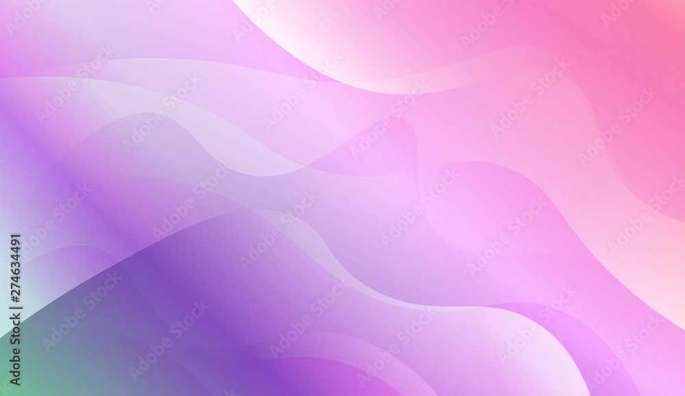 Abstract Waves. Futuristic Technology Style Background. For Futuristic Ad, Booklets. Vector Illustration with Color Gradient. Abstract Waves. Futuristic Technology Style Background. For Futuristic Ad, Booklets. Vector Illustration with Color Gradient.